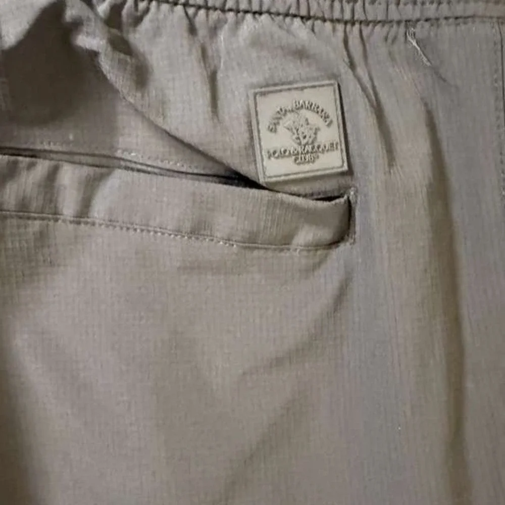 Polo Racquet Club Santa Barbara Mens Cargo Pants Size 2XL Gray Drawstring Waist